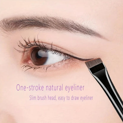 3pcs Professional Makeup Brush - Precision Eyebrow, Eyeliner, Powder Application - with Nylon Bristles - for Natural Definition
