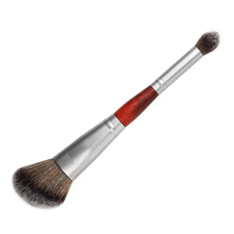 Dual-ended Foundation Concealer Makeup Brush Rounded Taperd Flawless Brush Ideal for Liquid Cream Powder Blending Concealer